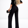 Elegante, taillierte Hose mit hohem Bund