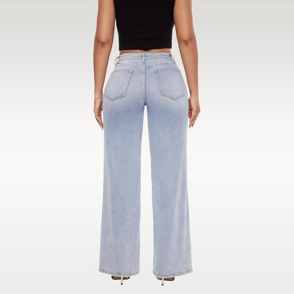Schicke Jeans mit weitem Bein