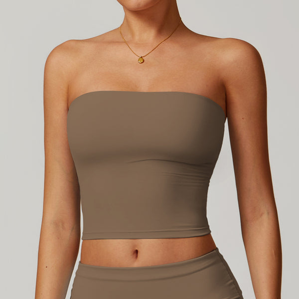 Strapless Crop Top