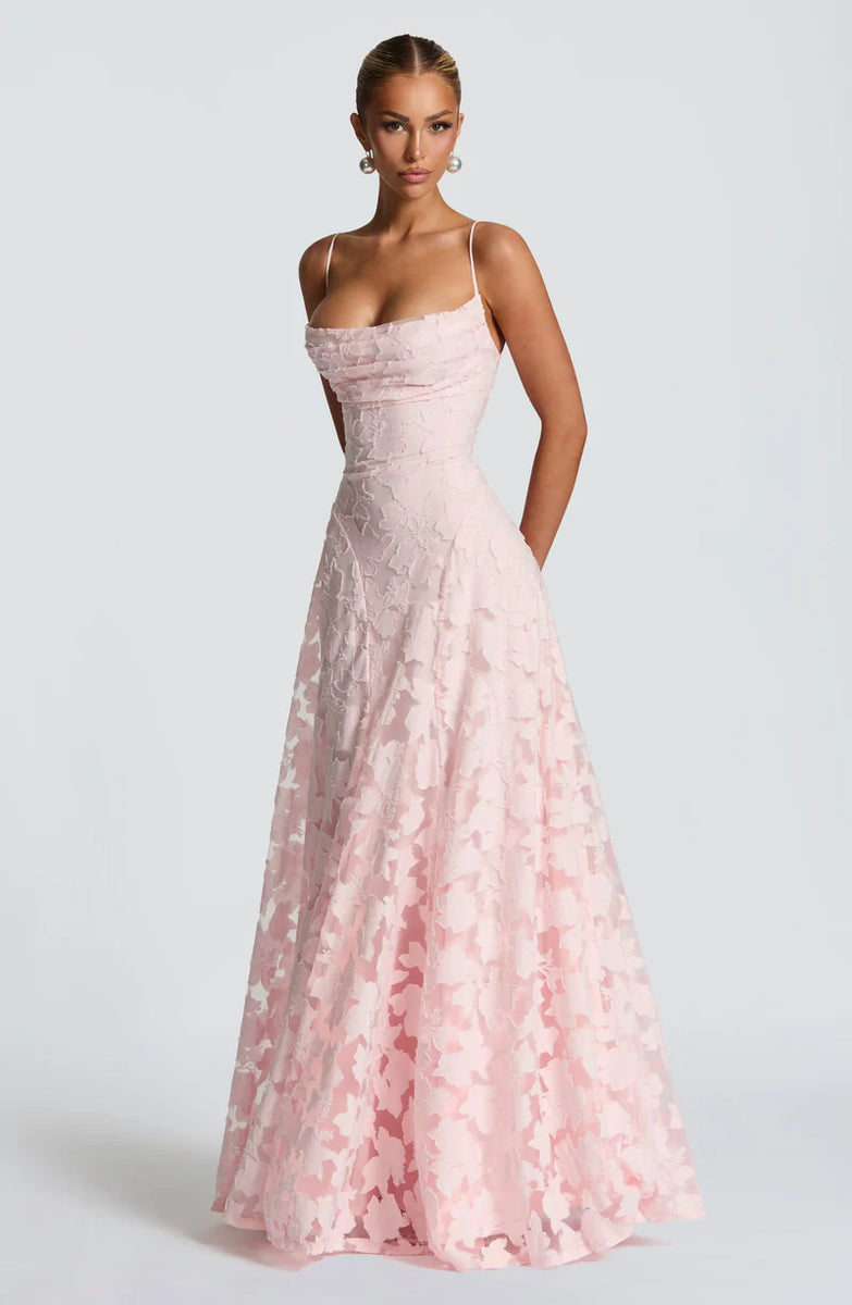 Romantisches Maxikleid mit Schnürung 