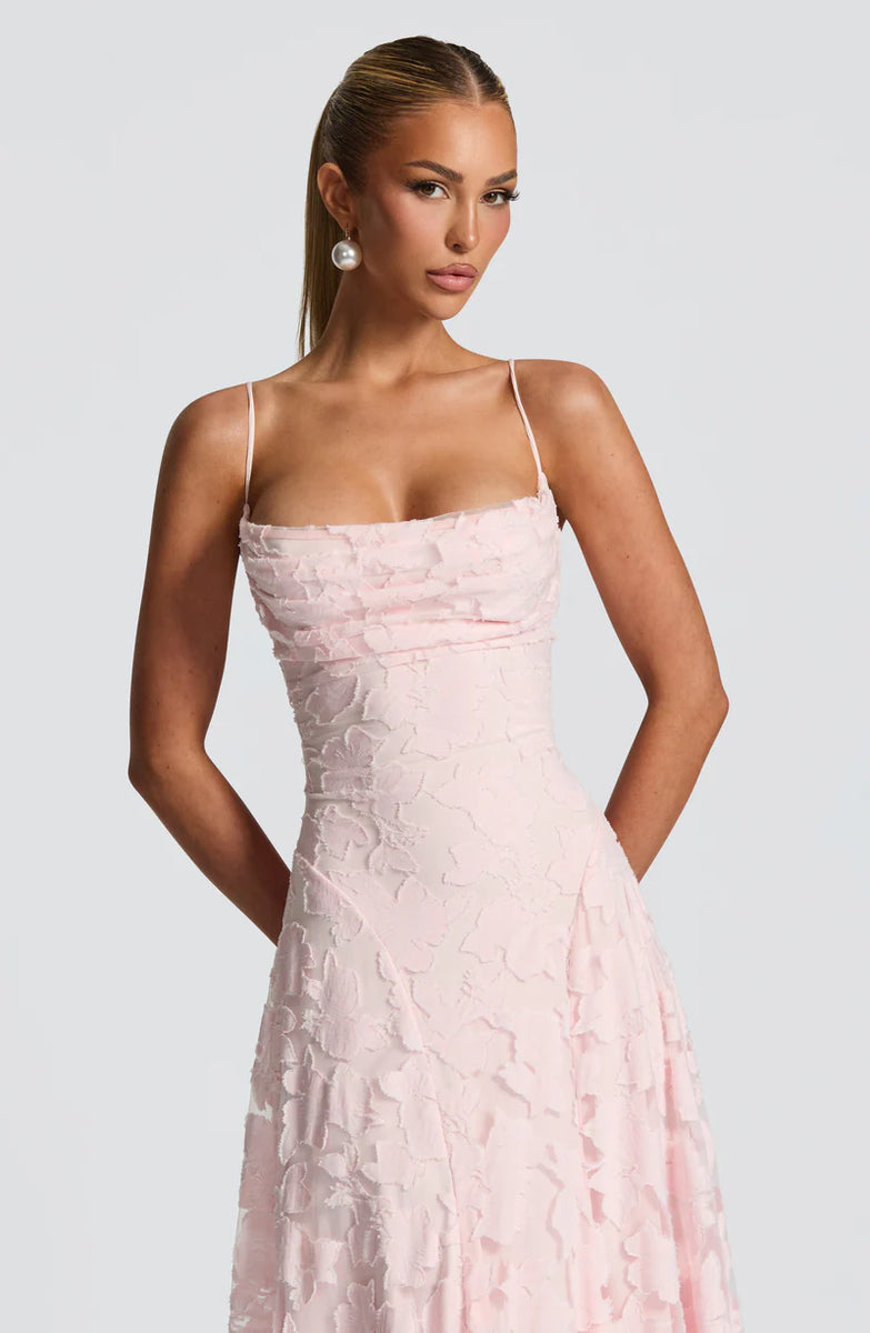 Romantisches Maxikleid mit Schnürung 