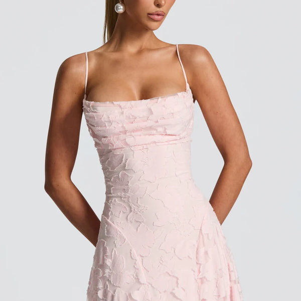 Romantisches Maxikleid mit Schnürung 