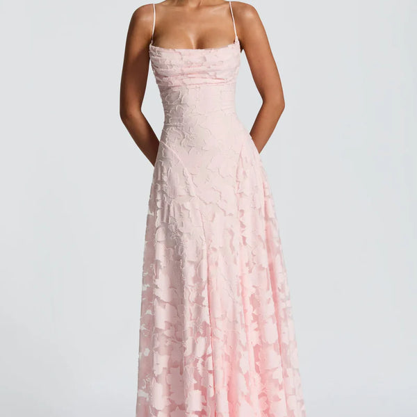 Romantisches Maxikleid mit Schnürung 