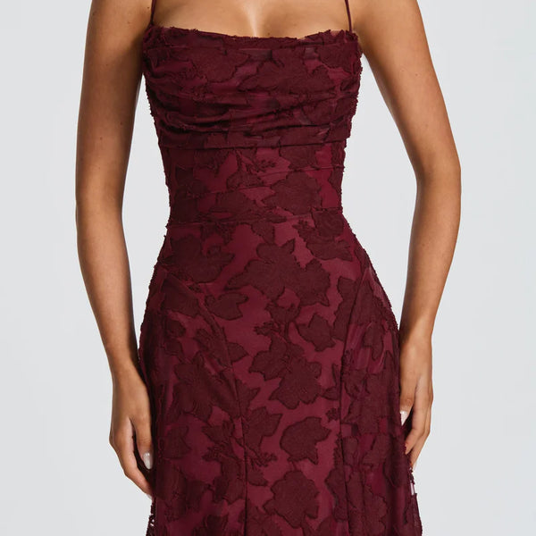 Romantisches Maxikleid mit Schnürung 