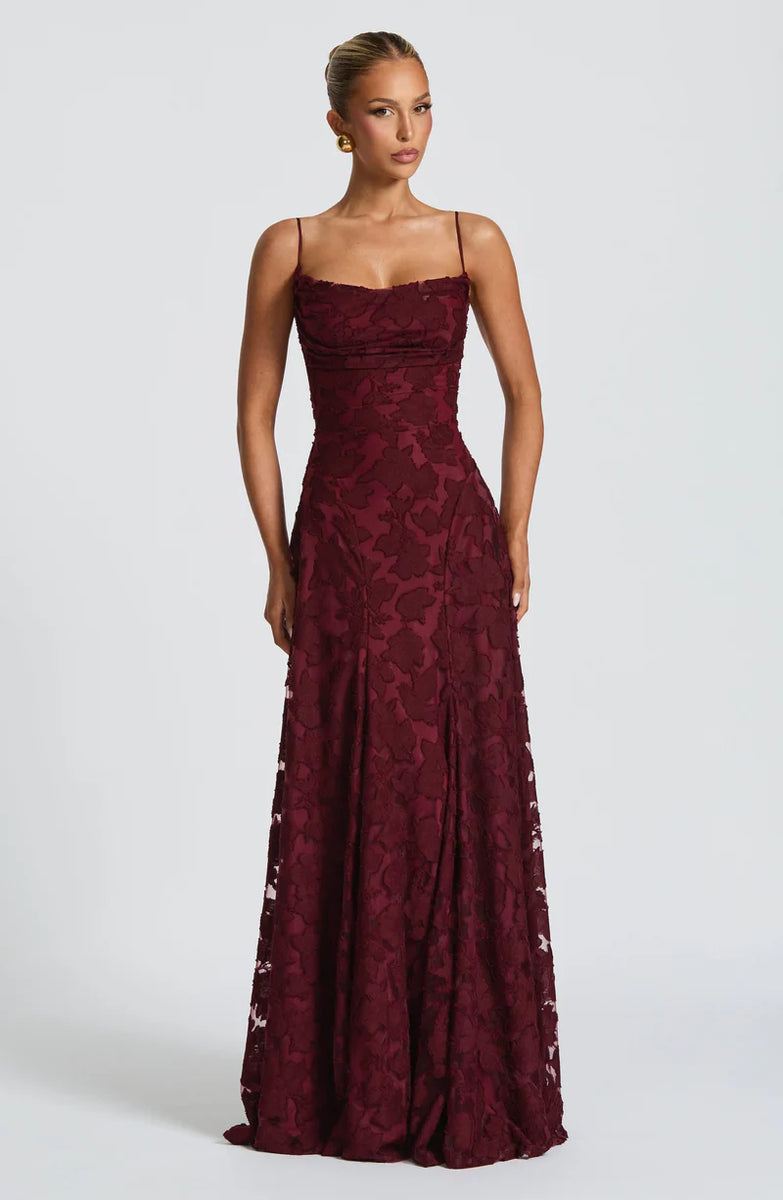 Romantisches Maxikleid mit Schnürung 