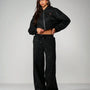 Glitzer- und Glanzhose