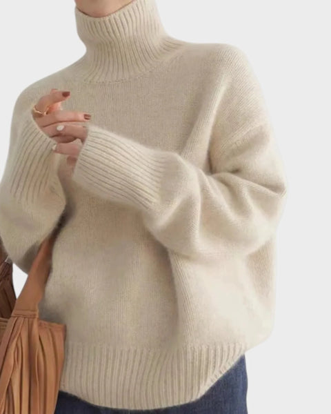 Pull à col roulé d'une douceur luxueuse 
