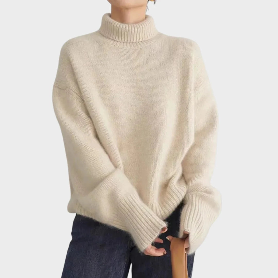 Pull à col roulé d'une douceur luxueuse 