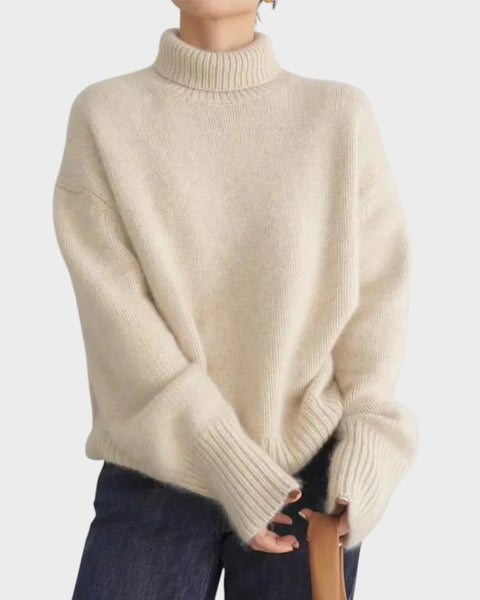 Pull à col roulé d'une douceur luxueuse 