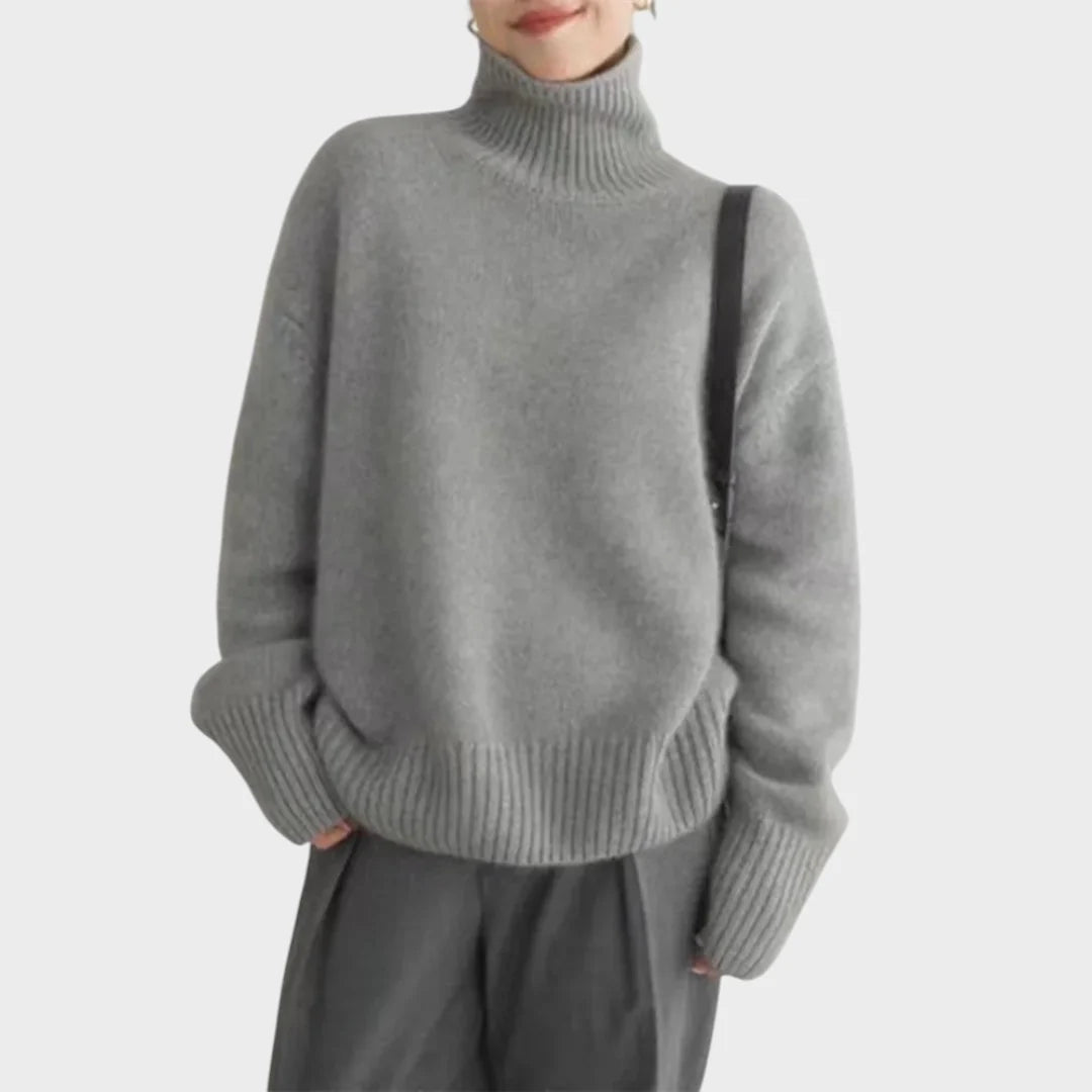 Pull à col roulé d'une douceur luxueuse 